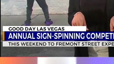 Las Vegas Hosts World Sign Spinning Competition