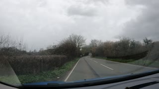 Driving from Saundersfoot to Narberth Pembrokeshire. Wales. Speedlapse. GoPro 2022