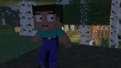 The Minecraft life of Steve and Alex Minecraft video