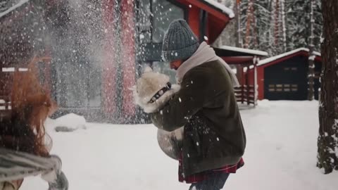 Husky Kidnapped and Used as Snow shield #funny #animals #dog