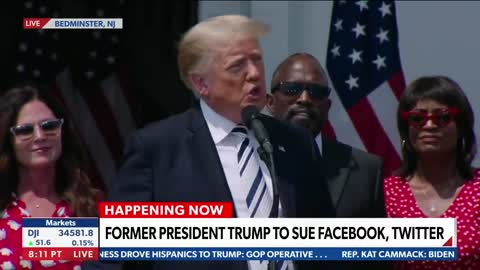 Trump announces lawsuit against Facebook, Google, and Twitter!