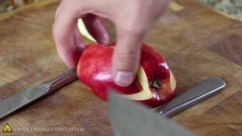 How To Make An Edible Apple Swan