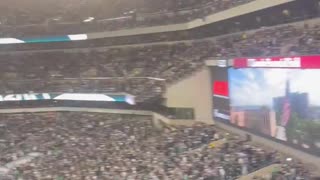 Crowd Joins Together At Eagles Game To BOO Jill Biden