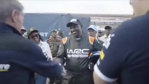 RUTO DRIVEN IN A SAFARI RALLY CAR IN NAIVASHA AT 250 SPEED!