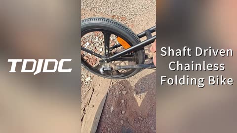 How about our folding bicycle? no chain, drive shaft bike