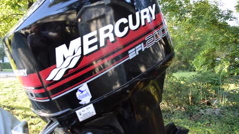 1999 Champion Mercury 200hp EFI first look part1