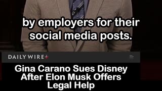 Gina Carano Sues Disney with Elon Musk's Help