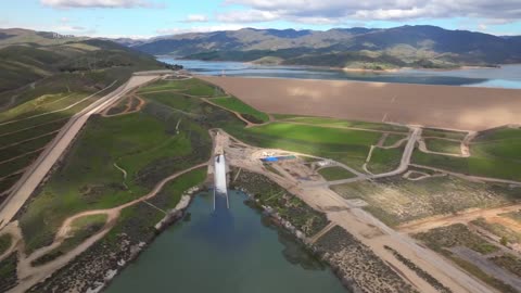 Video shows a significant amount of water being released from Castaic Lake
