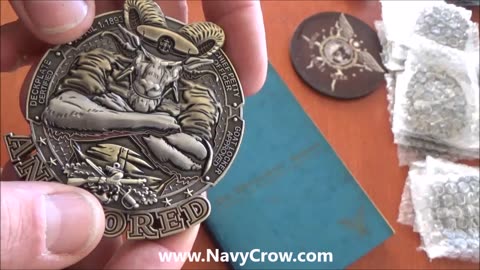 US Navy Chief Anchored Seabee Collectible Challenge Coin