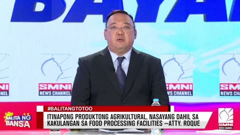 Itinapong produktong agrikultural, nasayang dahil sa kakulangan sa food processing facilities