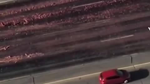 Meat spill on Oakland highway causes traffic jam