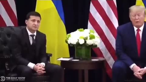 Trump called out the corruption in Ukraine, Zelensky sitting next to him