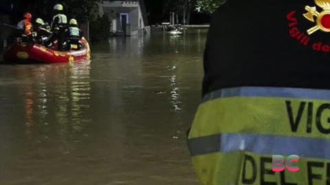 Floods in Italy kill 10; Survivors plucked from roofs, trees