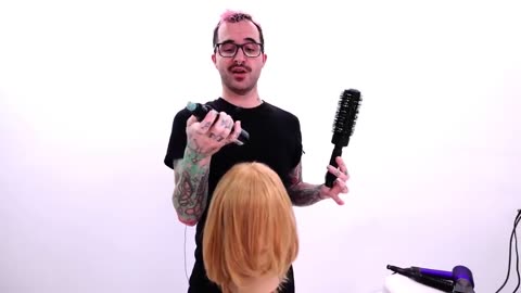 How To Blow Dry Curtain Bangs