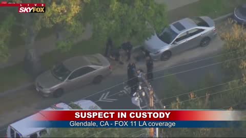 Police Chase of Stolen Vehicle & Assault w/ A Deadly Weapon Suspect in Glendale AZ