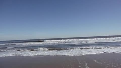 ON BEACH IN COLDER DAY COURSE - VIRGINIA BEACH-VA