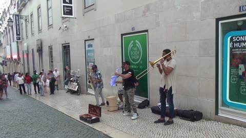 Lisbon Portugal 22nd June 2018 Buskers in the City 2