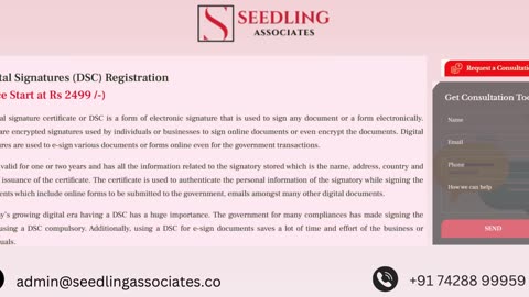Digital Signature Registration