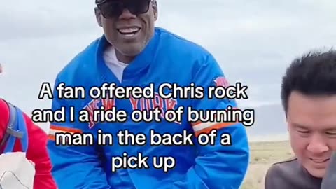 Diplo and Chris Rock had to flee Burning Man