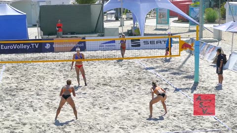 Beach Volleyball Girls ⛱️ Unbelievable Points Before Break