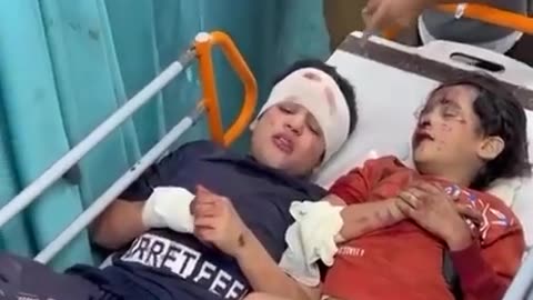 More injured children at al-Shifa Hospital
