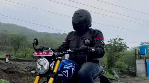 Life is short. Ride in the rain with your loved one.