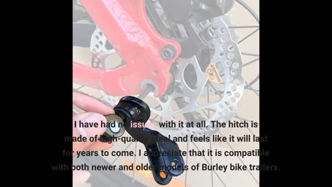 Read Reviews: ODIER Steel Hitch for Burley Bike Trailer for Kids 12.2 MM Compatible with Burley...