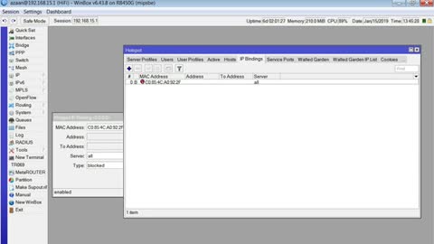 Mac Address Binding Mikrotik Tutorial