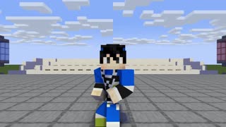 Arronin my Dragonball/Minecraft OC