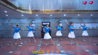 China Square Dance Fitness Dance with teaching