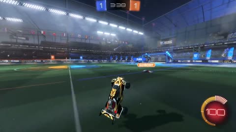 ROCKET LEAGUE, BUT THE BALL GETS FASTER EVERY HIT