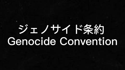 ジェノサイド条約 制作中