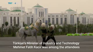 Turkmenistan unveils futuristic city