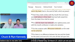 God Is Real 03-27-23 Two Kinds of Belief Day 19th -Pastor Chuck Kennedy