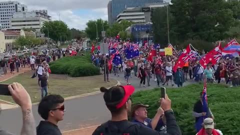 This is huge! #CanberraConvoy #TruckersForFreedom