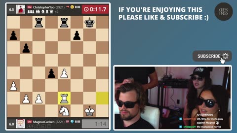 Magnus Carlsen Streams Titled Tuesday 18 Apr 2023 with BOTEZ SISTERS