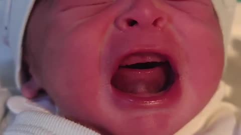 Baby crying short video