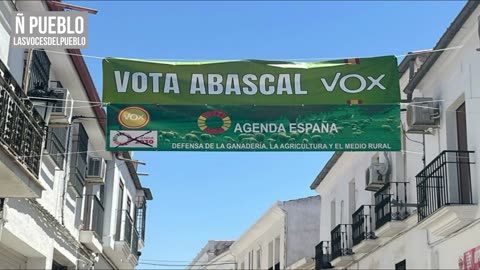 El candidato Abascal atiende a la Prensa en Leganés (Madrid) sobre el 23J