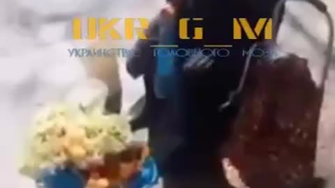 In Odessa a good patriot and citizen called the police on a Babushka for selling flowers