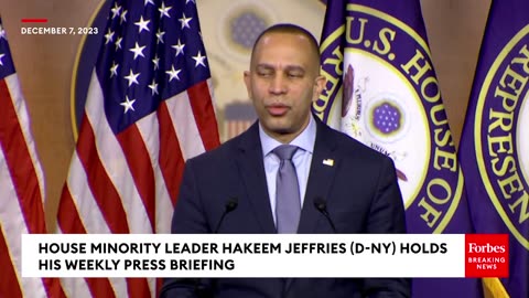 Hakeem Jeffries Asked If Democrats Would Accept GOP Immigration Proposals For Ukraine Aid