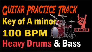 Rock Backing Track 100bpm in the Key of Am