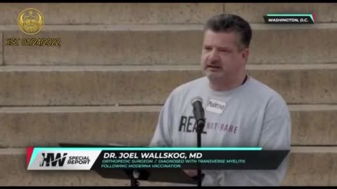 Dr. Wallskog: After my first vaccination, I could no longer do my job as a surgeon.