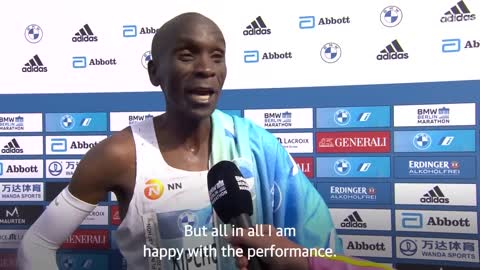 Eliud Kipchoge beats his own marathon world record by 30 seconds