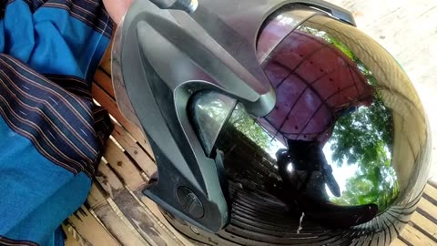 how to clean a dull helmet