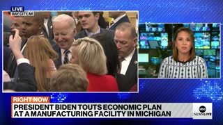 Biden visits Michigan after meeting with congressional leaders
