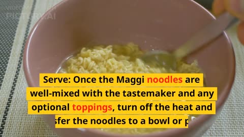 how to cooking Maggi noodles