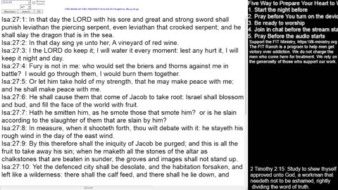 Isaiah 21-27