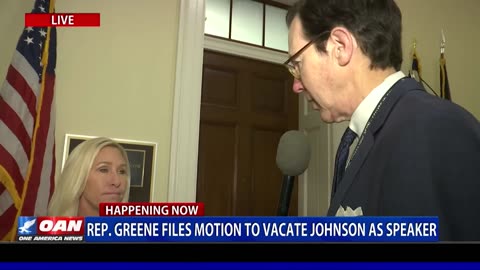 Rep. Marjorie Taylor Greene files motion to vacate House Chair