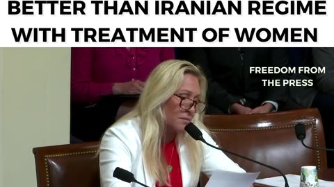 MTG Compares Joe Biden To Iranian Regime Over Hostility Towards Women