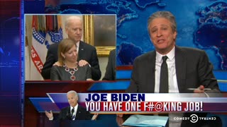 Time Machine: Jon Stewarts Daily Show Called Out Joe Biden for Groping Back in 2015